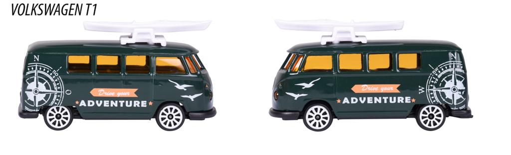 Majorette Vw Volkswagen Transporter T1 Zielony Z Białą Deską 243A-8 1:59