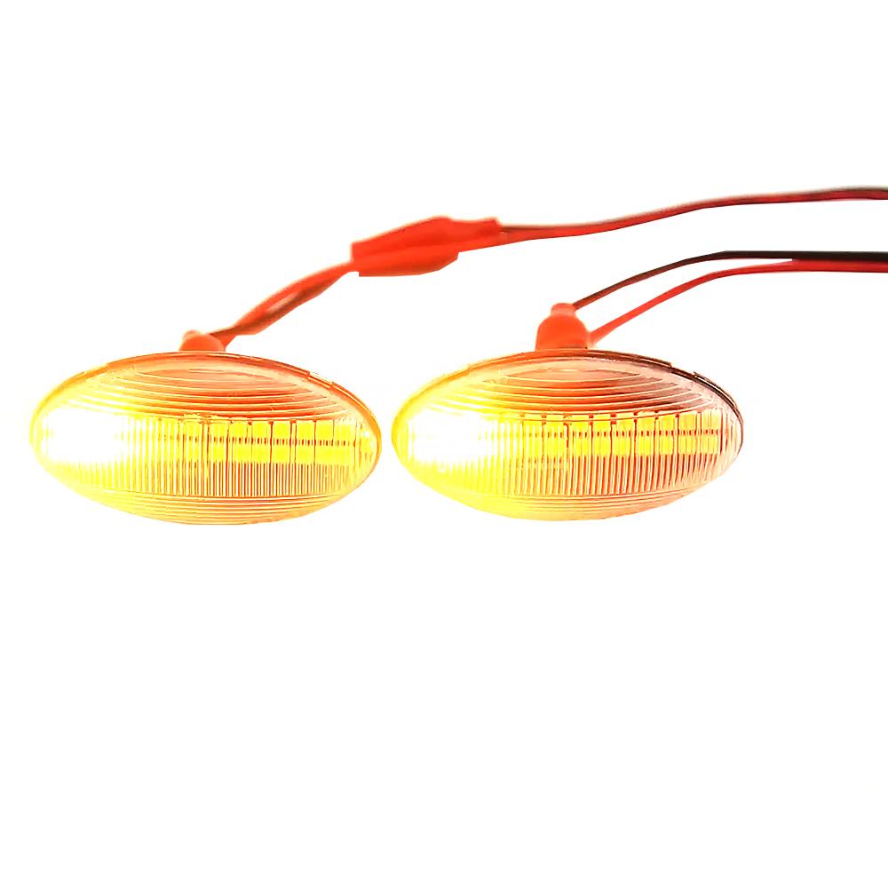 Dynamic Fender Turn Signal For Peugeot Citroen C1 C2 C3 C5 C6 107 206 307 207 407 607 1007 Berlingo Jumpy Led Light Side MarkerTurn Signal 2
