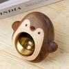 Small Penguins Shopkeepers Wooden Bell Stylish Modern Rustic Shopkeepers Bell For Home Decor