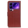 For Xiaomi 17 Pro Wallet Case PU Leather Phone Cover Litchi Texture