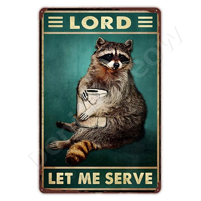 Funny Bathroom Quote Metal Tin Sign, Black Cat, Wash Your Paws, Poster for Home, Bathroom, Cafe, Wall Decor, Gift for Women