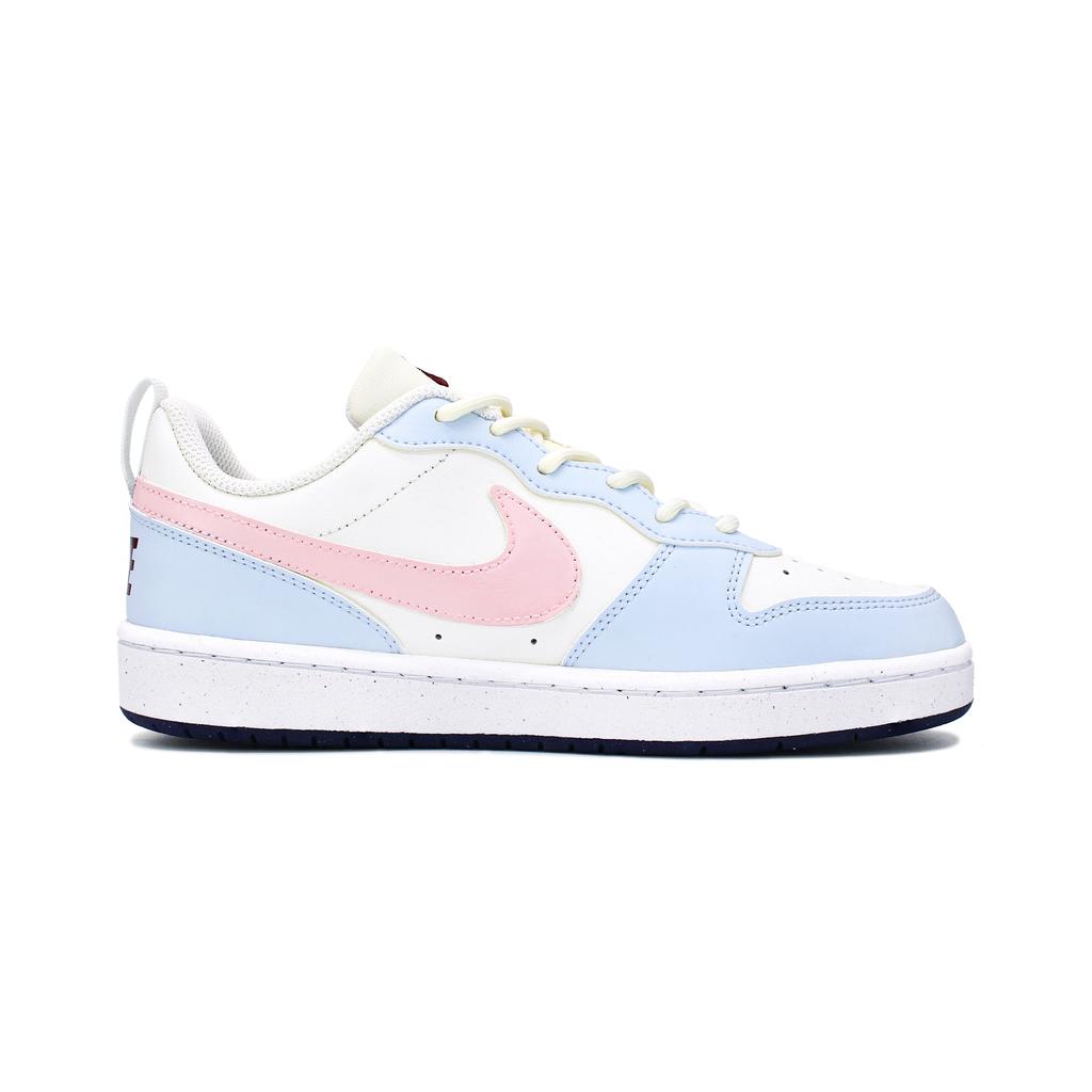 Nike Court Borough New Beginning, Macaron, Cute Style Lightweight And Breathable Low-Top Skateboard Shoes W FV8120-141(team-134)-Random Packaging Bags