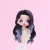 OB11 Transparent Parts Head Shell replacement Korean style Plastic Hair Transparent Replacement Doll Hair Head Mold For Dolls