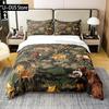 Camouflage Duvet Cover Set Abstract Soft Colors Pattern Decorative 3 Piece Bedding Set with 2 Pillow Sham Twin King Full Size