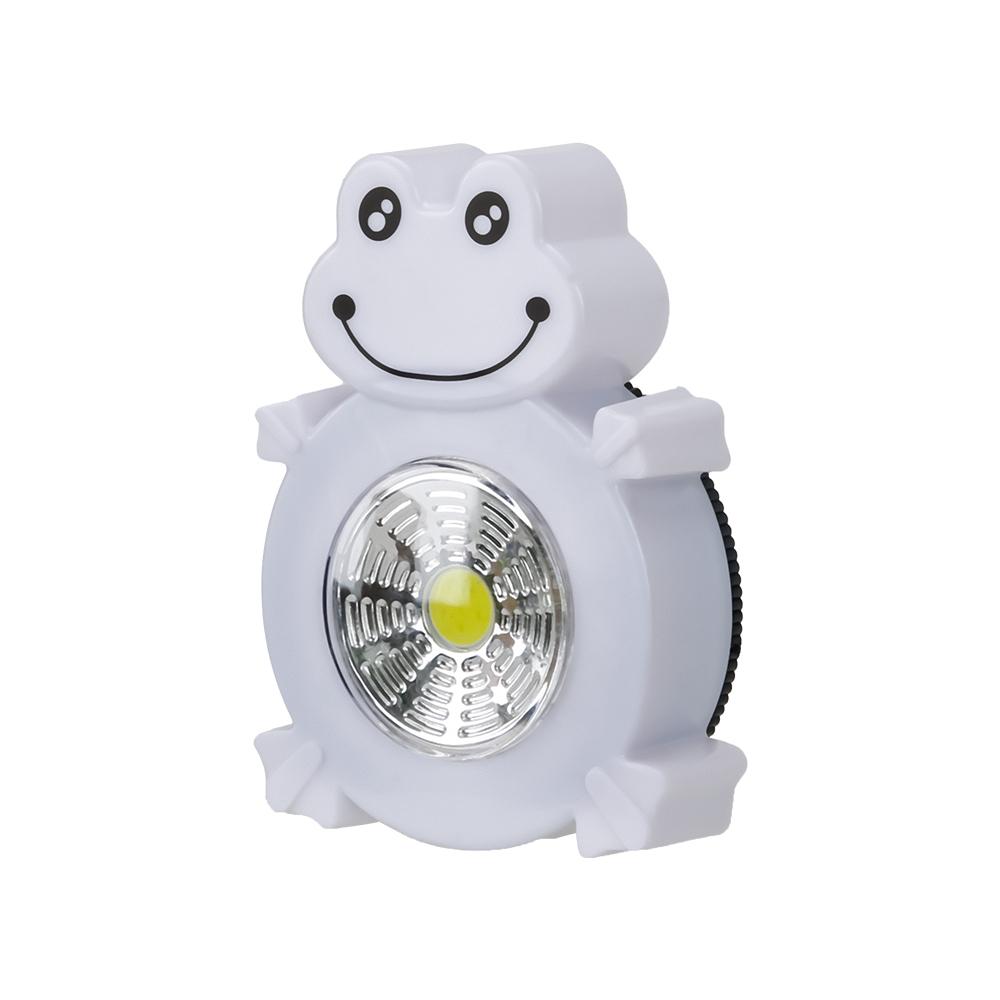 Mini Frog Shape COB Touch Light Children Bedroom Staircase Cabinet Wall Lamp External Battery Living Children Room Night Light