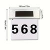 Rainproof LED Address Sign Solar-Powered Solar Lights for Outside LED Door Sign Light  Yard