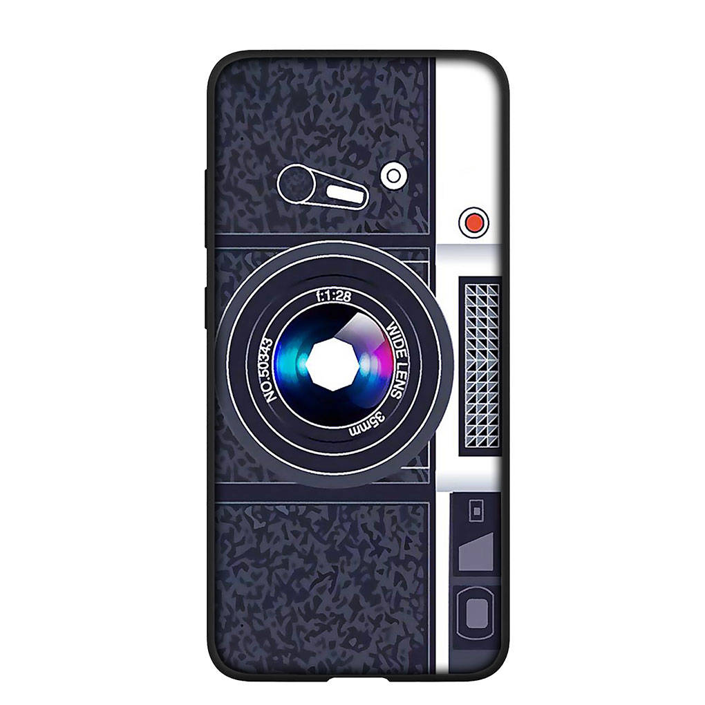 Funda para Samsung Galaxy S25, S24, S23, iPhone 16, 15, Xiaomi Redmi Note 14, 13, 12, 16E, 11 Pro Max, OPPO, Moto, Huawei, fondo de pantalla, cámara retro, cubierta vintage