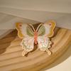 Iron On Patches Cute Waterproof Flower Butterfly Embroidery Heat Transfer Applique for Outdoor Bag Camping Gear Decoration