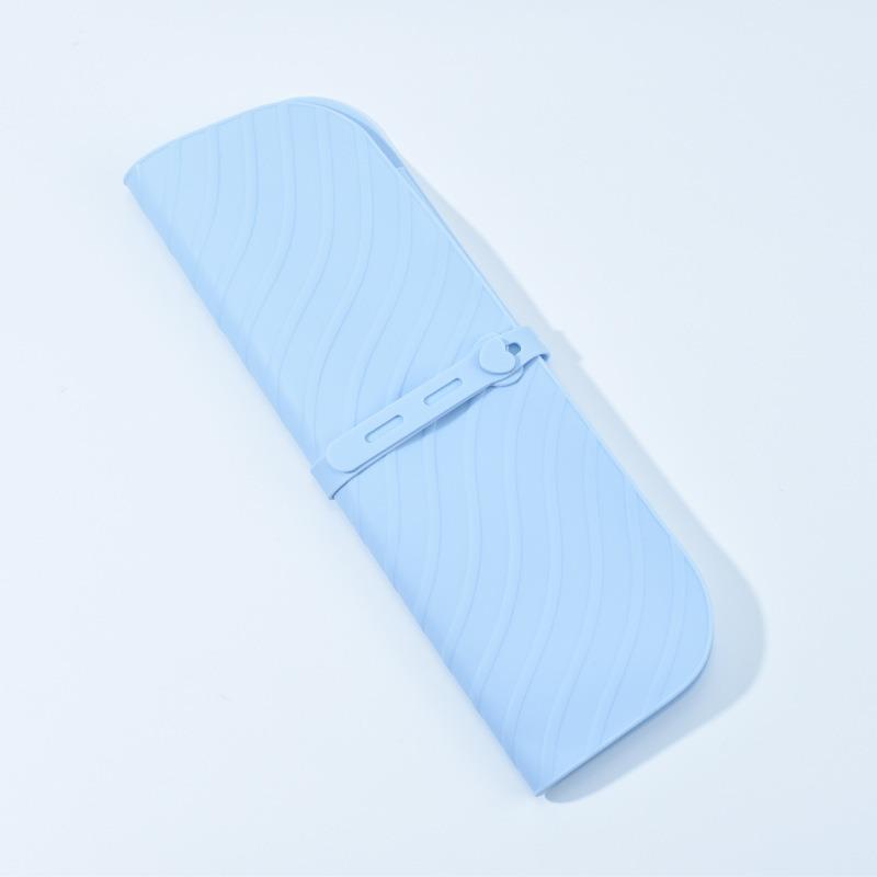 1pcs Silicone Heat Resistant Curling Iron Pouch Portable Travel Storage Bag for Flat Iron and Hair Curler