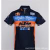 Unisex Off-Road Racing Polo Shirt Short Sleeve Collared T-Shirt Breathable Sporty Casual Fit