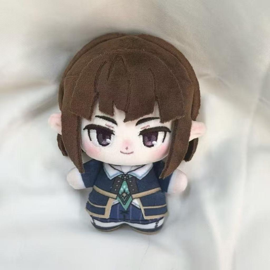 Cute Locke Kingdom Louis Mini Cotton Doll Xiao Xiaolu Chibi Anime Character Plush Keychain Uniform Soft Stuffed Pendant Gift for Game Fans Collectors