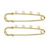 Louleur High Quality Big Large Long Wedding Brooch Safety Pins Needles for Women DIY Brooch Pins Jewelry Making Findings