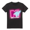 Camiseta com Logo MTV Masculino em Neon
