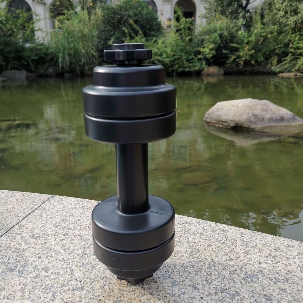 Max 1KG Dumbbell Water Cup Multifuntion Fitness Water Bottle Water-filled Dumbbells  Office