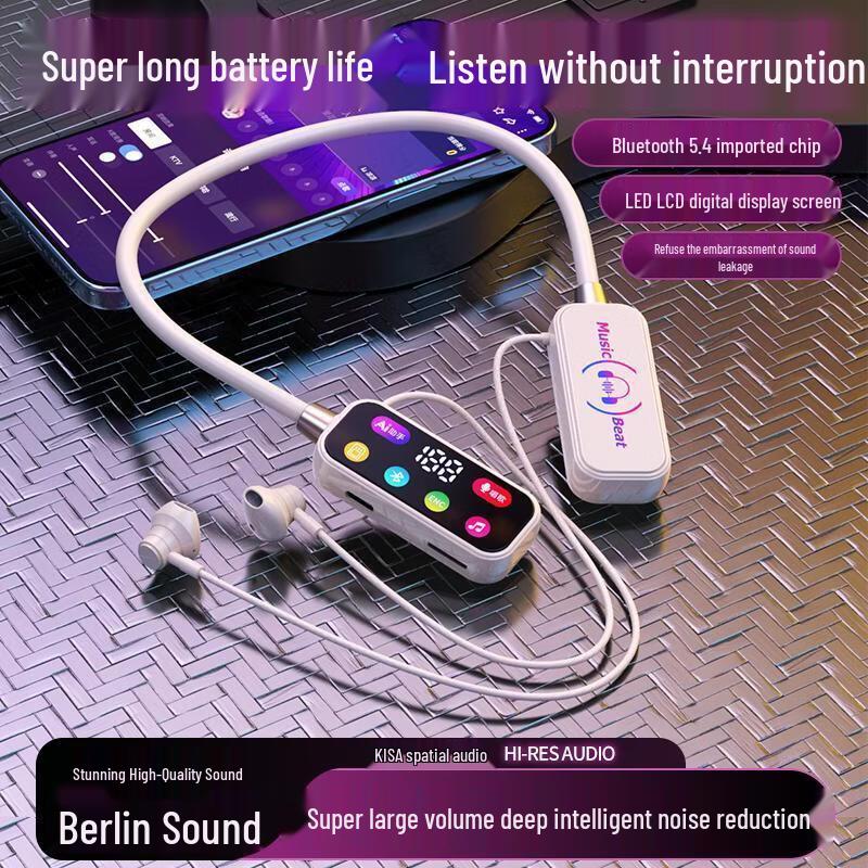 SMVP Wireless Neckband Bluetooth Earphones