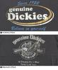 GENUINE DICKIES Men's Short Sleeve T-Shirt, Powder Bleached Print, Crew Neck, Size 3L, Black (48)