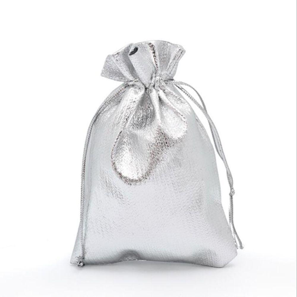 Fabric Dust Protect Foil Cloth Drawstring Pocket Packing Bags Jewelry Bag Gift Storage Pouches