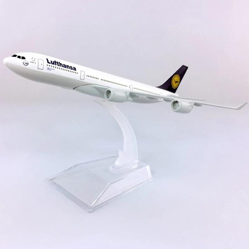 1/400 Scale Planes Model 16cm Lufthansa Airbus A380 Aircraft Diecast Metal Airplane Model Home Accessories Decoration Ornaments