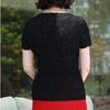 Shiz Madam Top For Mom Shine Pearl Pleats 50s T57108
