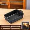 JINMEILI Thickened Carbon Steel Rectangular Deep Roast Fish Pan