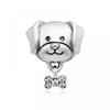 Pandora 792254c01 Pet Dog Dog   Bone Silver Charm