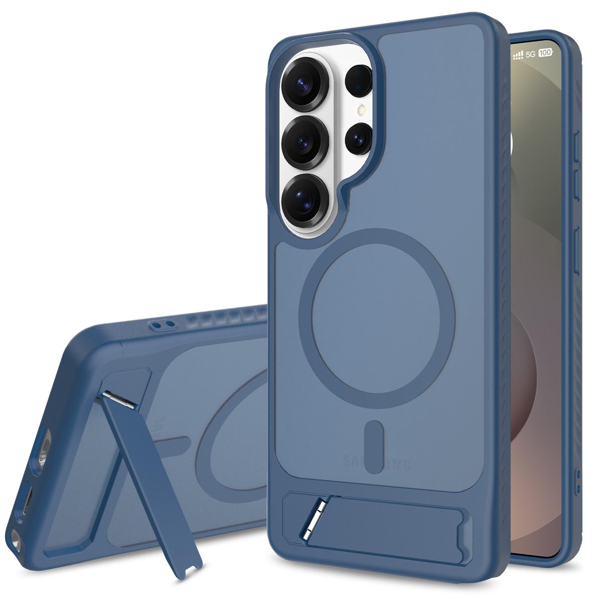 

Armor Shockproof Hidden Bracket Case For Samsung Galaxy S26 S25Edge FE S24 S23 Ultra Plus For Magsafe Magnetic Stand Cover Funda Galaxy S25 FE