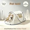 Tragbares Hundezelt Outdoor Sonnenschutz Wasserdicht Atmungsaktiv Haustierhaus Für Kleine Mittlere Hunde Faltbar Anti-UV Strand Camping