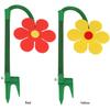 Dancing Sunflower Shape Grass Water Sprinkler 720 Rotating Water Spray Garden Sprinkler for Yard Lawn Watering Garden Decoration