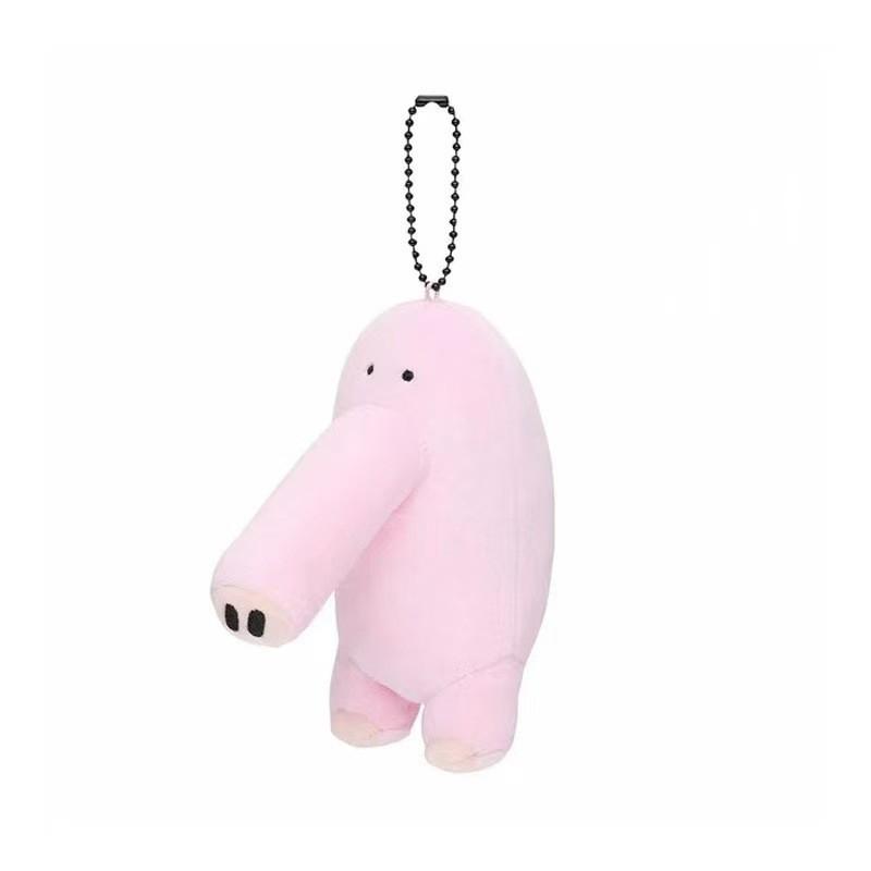 

Joke Bear Pink Fish Sausage Plush Toy With Short Hair For Kids And Collectors Long NoseP