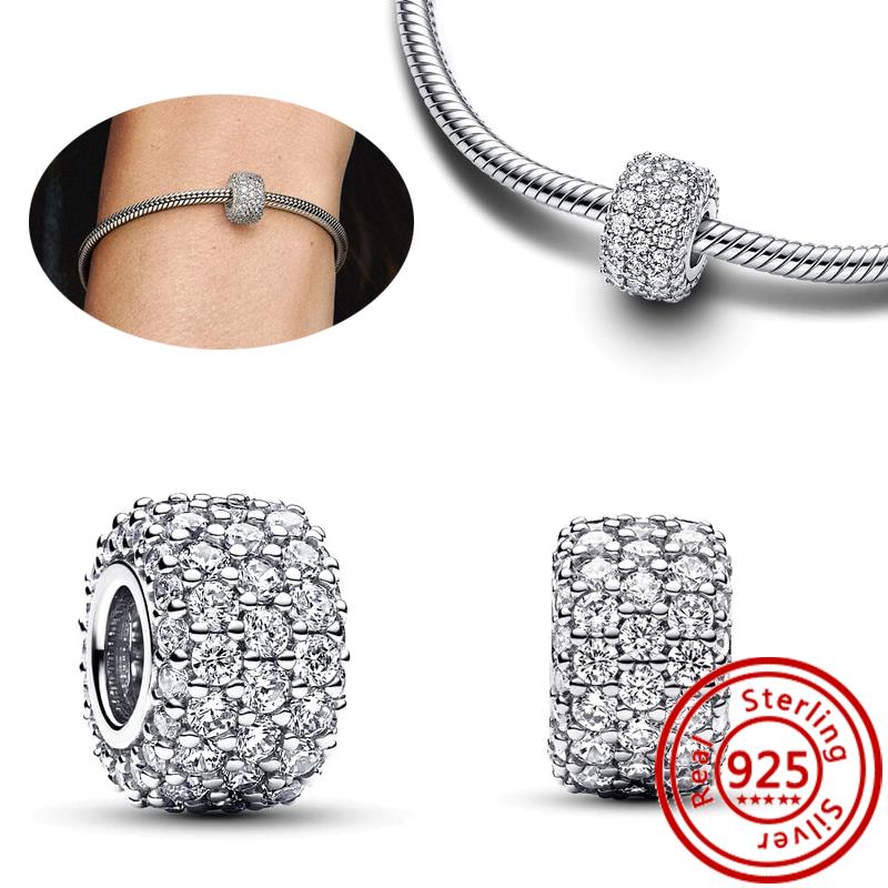 925 Sterling Copper Charm Twisting Arrow Lucky Dice Forever & Always Infinity Love Color Beads Fit Pantaro DIY Bracelet