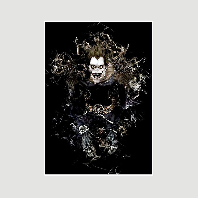 

Класичний японський плакат Death Note Мультяшна фігурка L Ретро білі паперові плакати та принти Живопис Домашній декор Бар Вітальня Фреска 42x30cm