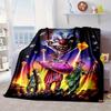 Clown Horror Decke Flanelldecke für Bett, Sofa, Camping, Wandern, Picknick Zubehör, Geschenk für Familie Fan Geschenke