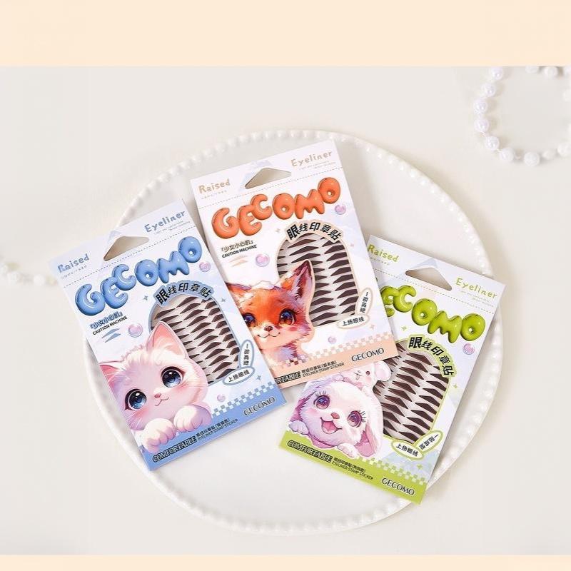 120/128Pieces/Box Eyeliner Stamp Stickers Beginner Friendly Eye Makeup Tools Quick Symmetrical Winged Eyeliner