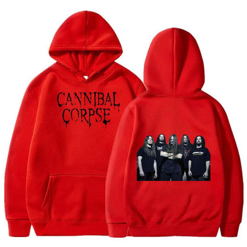 European Size CANNIBAL CORPSE Band Hoodie - Metal Rock Fashion