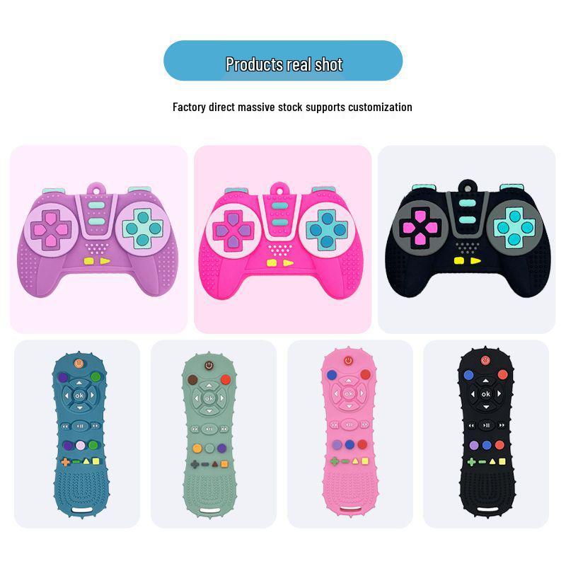 Food-grade Silicone Remote Control Baby Teether Toy