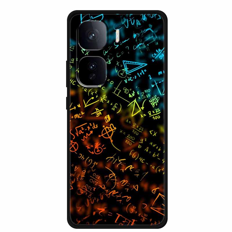 Black Silicone Case For Vivo iQOO Neo 10 Pro Plus Case Cartoon Coque Soft Back Cover For Vivo iQOO Neo 9s Pro Plus Case Funda