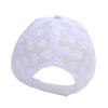Letní krajkové květiny Prodyšná venkovní sportovní sluneční clona pro ženy muže Módní klobouk Nastavitelná baseballová čepice