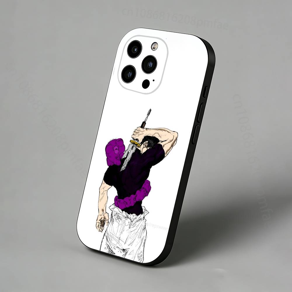 Toji Fushiguro Jujutsu K-Kaisen iPhone Case For 17,16,15,14,13,12,11 Pro,Max,Plus,X,XS,XR,SE,Mini Back Protector Cover