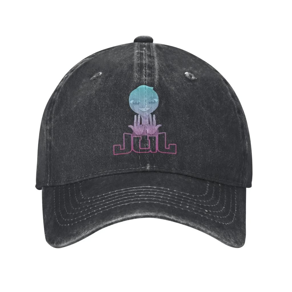 Ajul Sign Baseball Cap Vintage Distressed Denim Washed Music Sun Cap Unisex Style Outdoor Activities Adjustable Hats Cap
