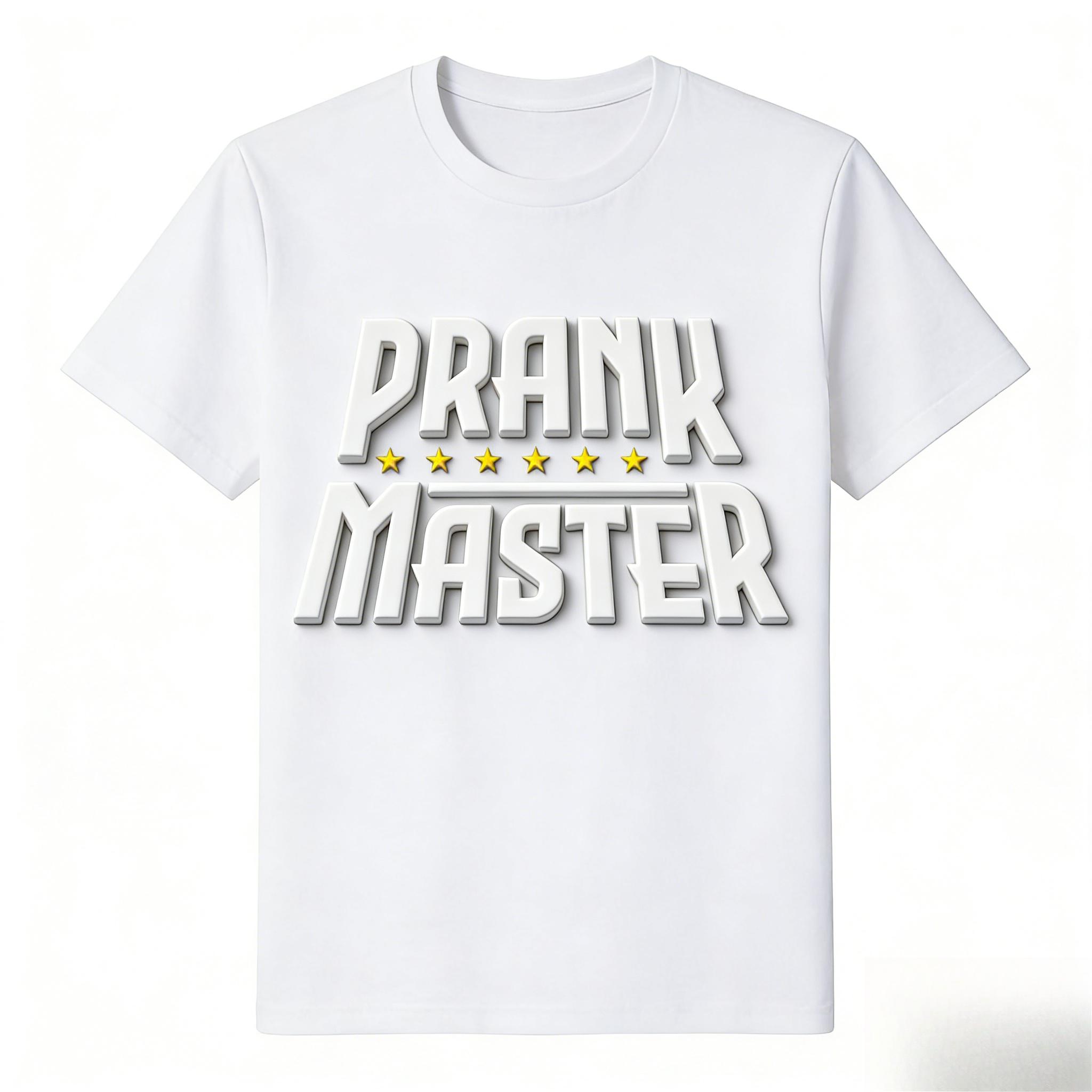 Prank Master Funny Joke Humor Gift T-shirt M
