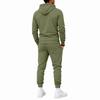 Men's Color Hoodie and Sweatpants Set Casual Athletic Wear