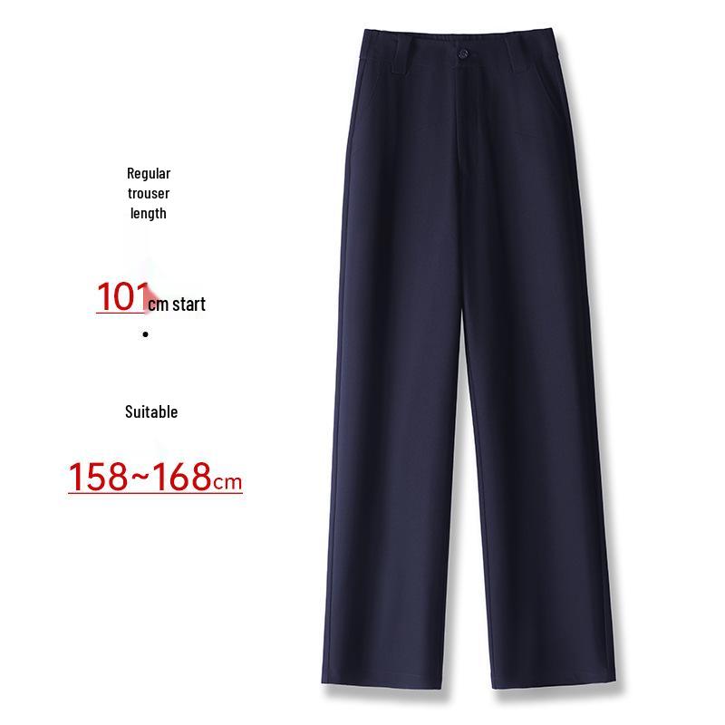 Women's Tencel Acetate Loose Fit Draping Casual Pants - Slimming, Versatile, Narrow To Wide Leg (Spring 2025)