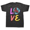 Funny Love Ice Figure Skating T Shirts Summer Style Graphic Cotton Streetwear Short Sleeve Birthday Gifts Tshirt Mens Clothing