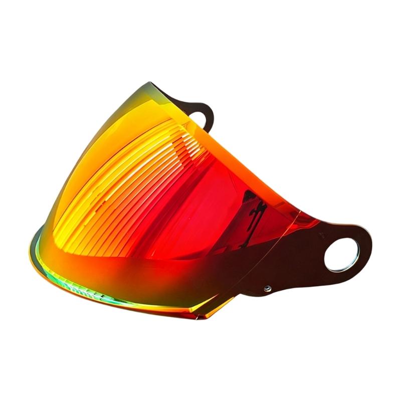 Polycarbonate Front Cover for OF616 Helmets, Lens Change Part with Wide Front Coverage for Daily Road Use and Quick Install