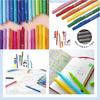 Tombow Sign 12 Colors Thick Thin Twin Play Color 2 Water-Based Pens, (1.2mm & 0.4mm Type), GCB-011