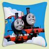 Thomas The Train Square Pillow Covers Cartoon Sofa Decorative Home Double-Sided Printing Short Plush Cute Cushion Cover