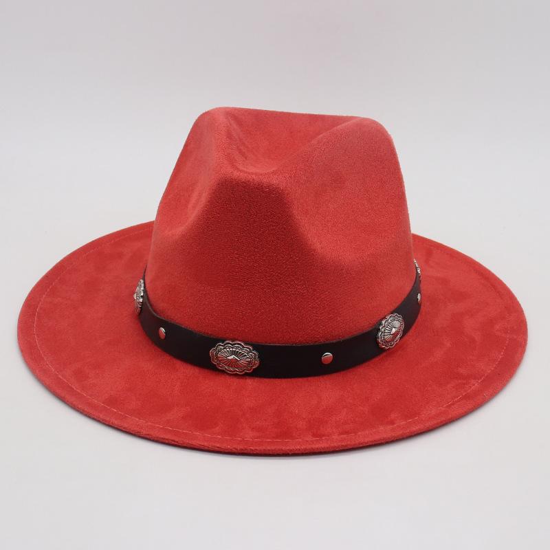 Simple Ethnic Style Headband Retro Top Hat Direct Supply Jazz Cowboy Hat