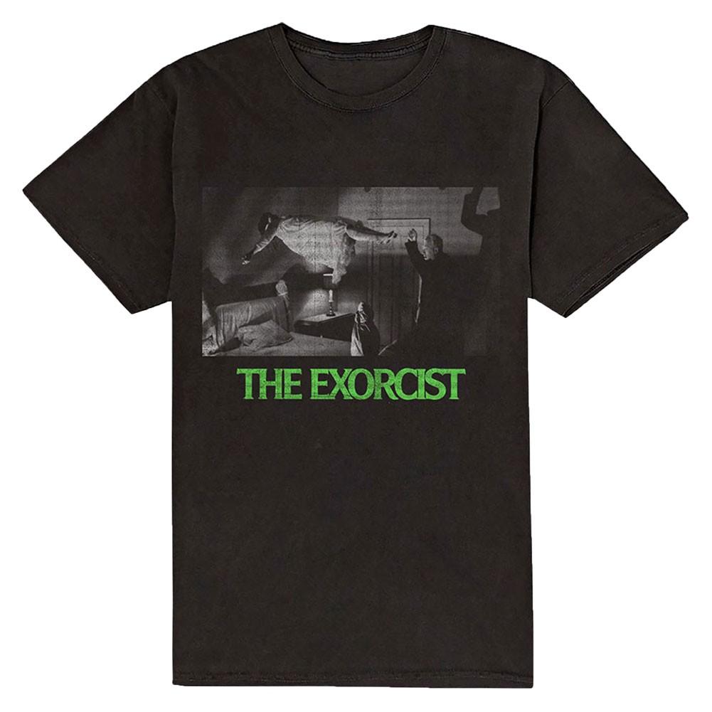 Unisex Shirt Cotton Oversize Large Size Men's Exorcist Graphic Logo Slim Fit T-shirt Small Black