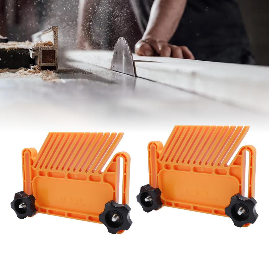 Woodworking Ftherboard, ABS Nylon Vertical   Accessories for Tables Saws and Band Saws, High Accuracy Cuts with Thrded Knobs for Router Table and