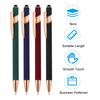 PATIKIL 8pcs Black Ink Ballpoint Pens Crystal Diamond Twisted Metal Pen Medium Point for Note Taking Journaling Multicolor 1.0mm